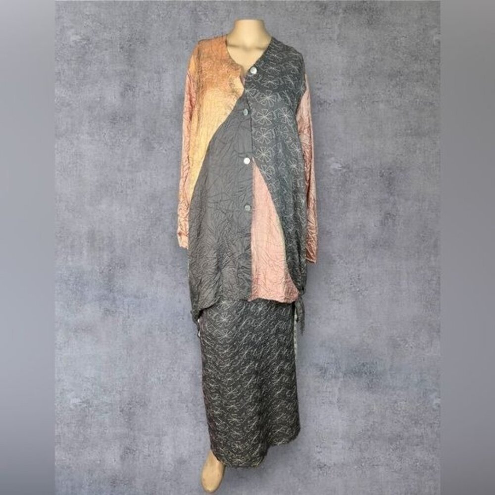 Staley Gretzinger Skirt Set Blouse S/M Skirt S